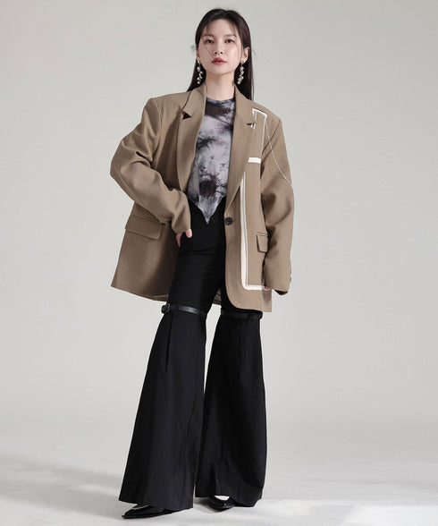 Strap Detail Pants
